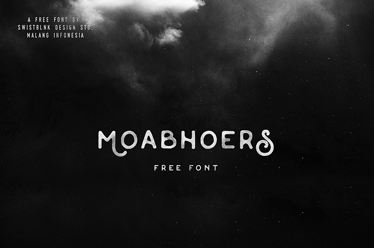 Swistblnk Moabhoers Typeface Freeフォントの